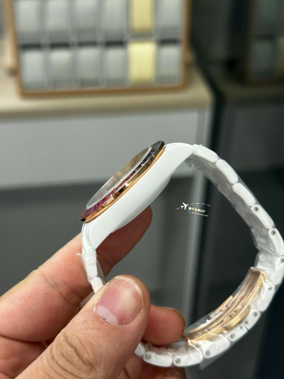 N厂劳力士全陶瓷粉红迪通拿4130机芯 / R772