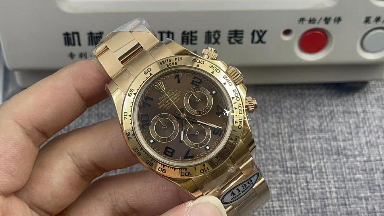 视频评测Clean/C厂劳力士宇宙计型迪通拿系列m116515ln-0057腕表 / R782