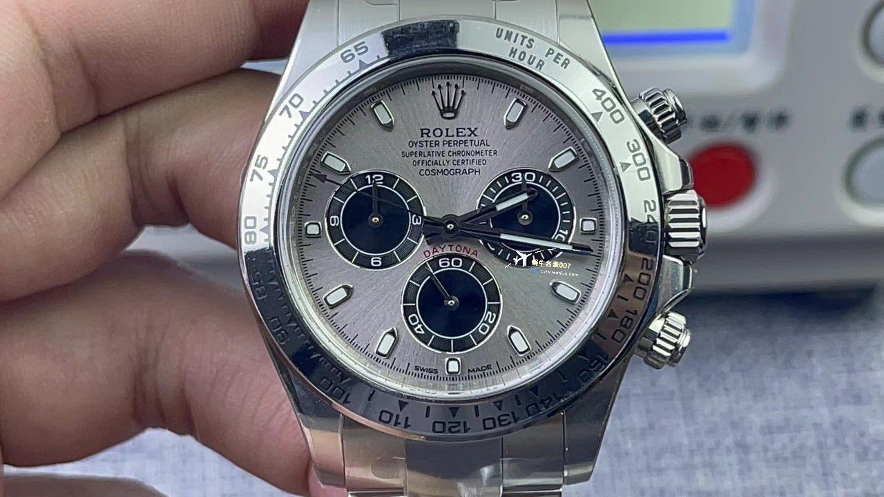 视频评测Clean/C厂劳力士宇宙计型迪通拿系列m116515ln-0057腕表 / R782