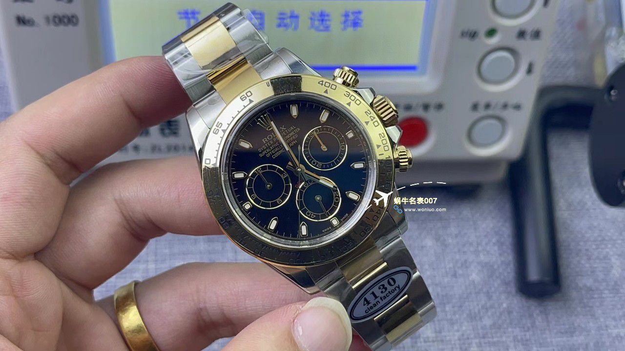 视频评测Clean/C厂劳力士宇宙计型迪通拿系列m116515ln-0057腕表 / R782