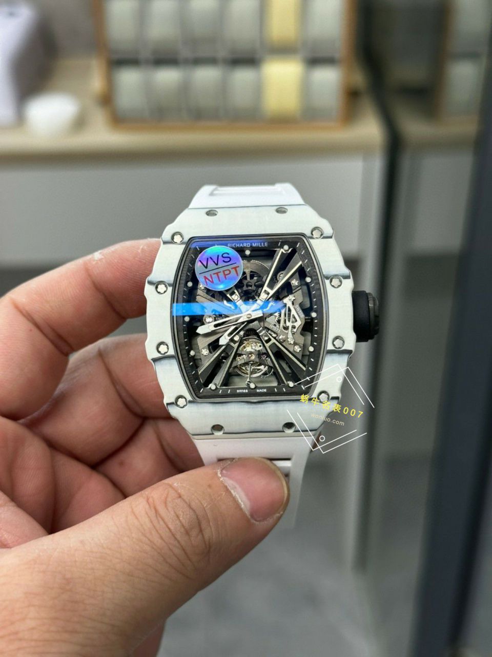 VVS新品理查德米勒米尔RM12-01 NTPT陀飞轮腕表 / VVSRM1201