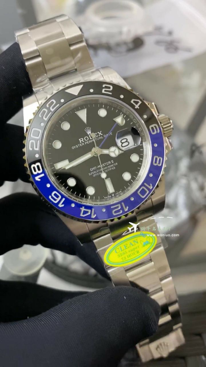 clean劳力士格林尼治型II国米圈m126710blnr-0002腕表 / R837