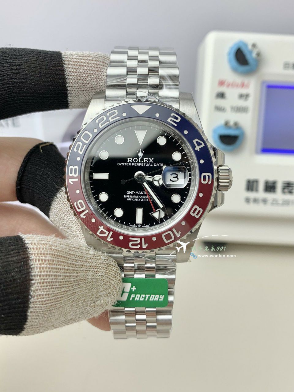 视频评测C+V3劳力士格林尼治型II可乐圈m126710blro-0001腕表 / R856