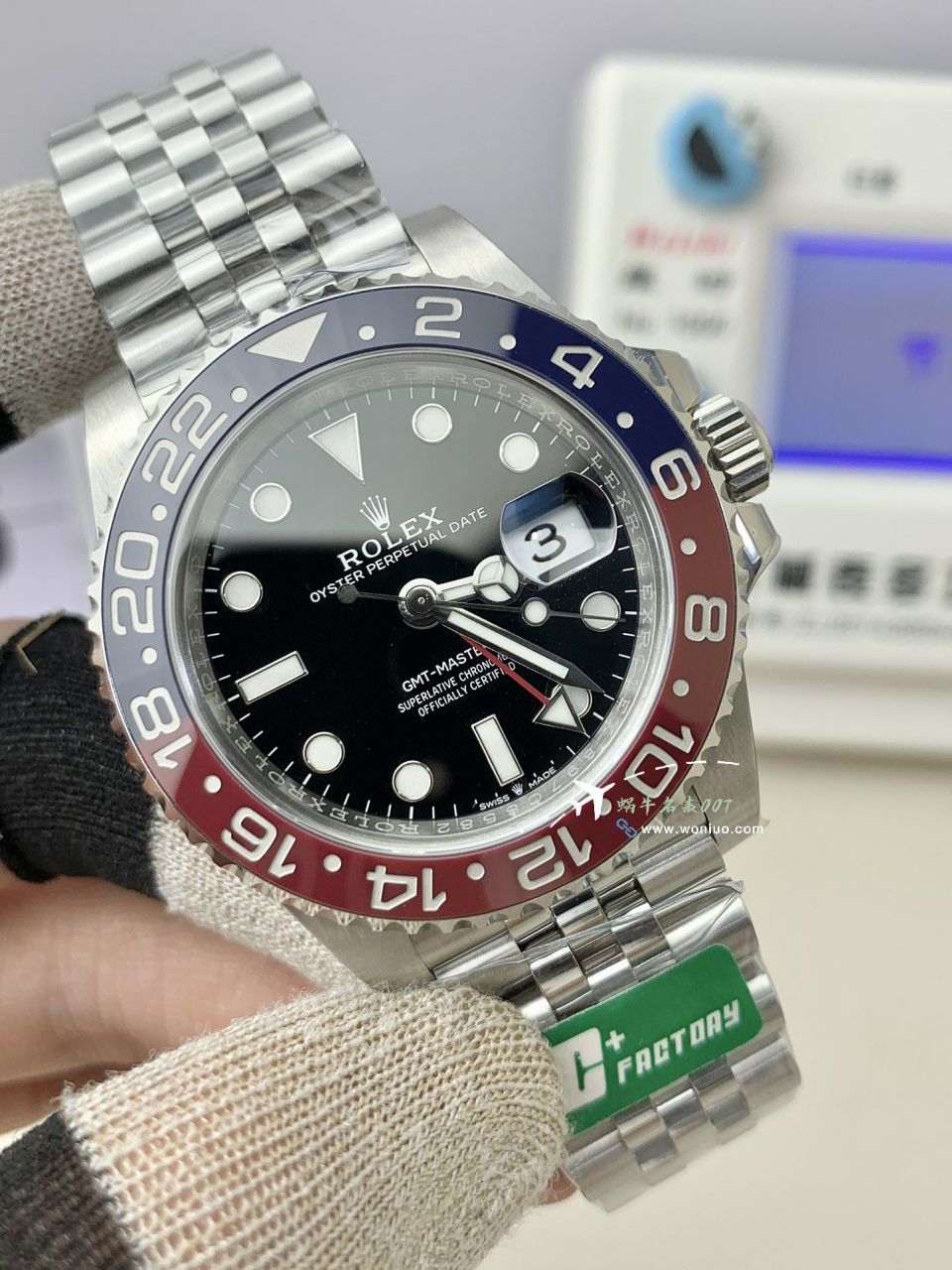 视频评测C+V3劳力士格林尼治型II可乐圈m126710blro-0001腕表 / R856