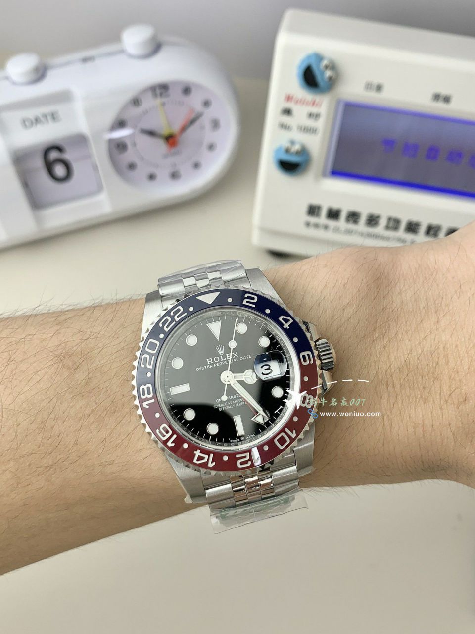 视频评测C+V3劳力士格林尼治型II可乐圈m126710blro-0001腕表 / R856