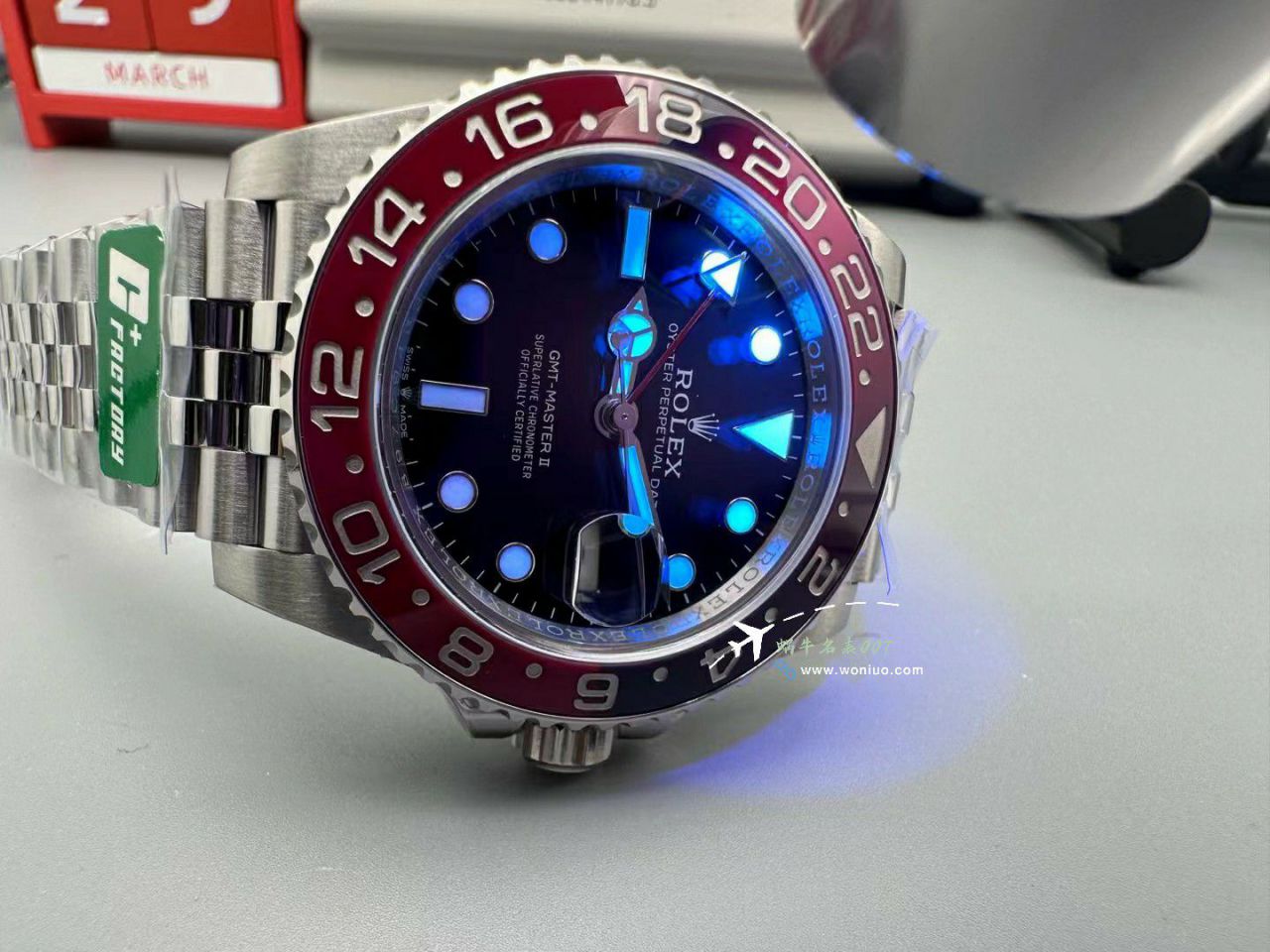 视频评测C+V3劳力士格林尼治型II可乐圈m126710blro-0001腕表 / R856