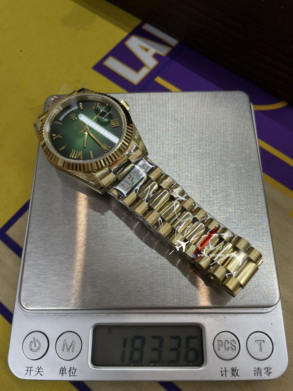 QF劳力士DD星期日历配重版本罗马烟熏绿m228238-0069，渐变蓝m228236-0024，渐变灰m228235-0055 / R857