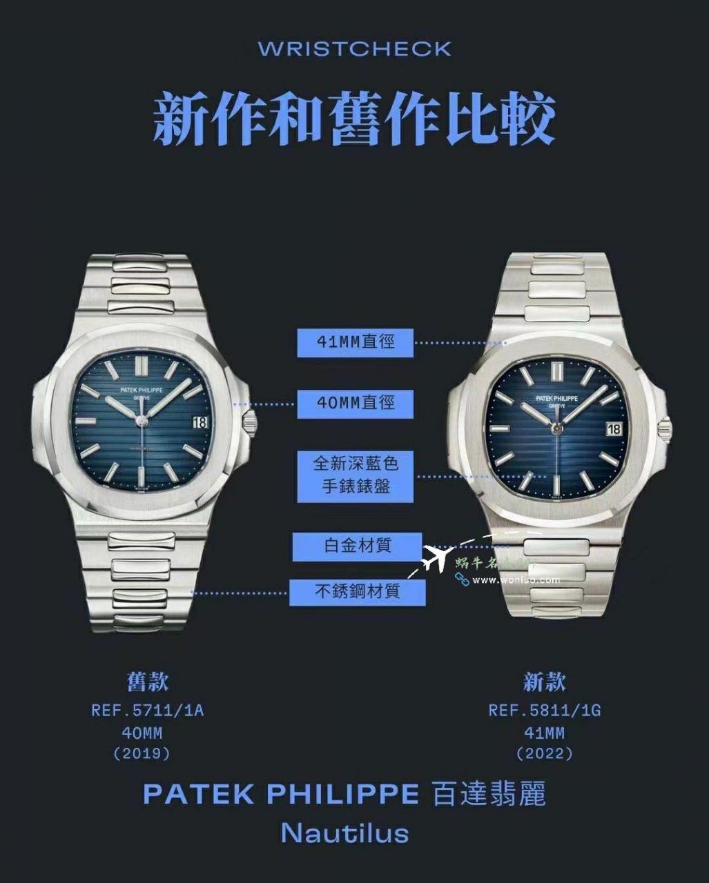 视频评测3K百达翡丽鹦鹉螺最好的一体机5811/1G-001 / BD396