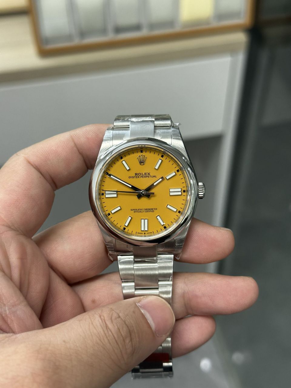VS劳力士蚝式恒动41毫米m124300-0008气球泡泡手表 / R858