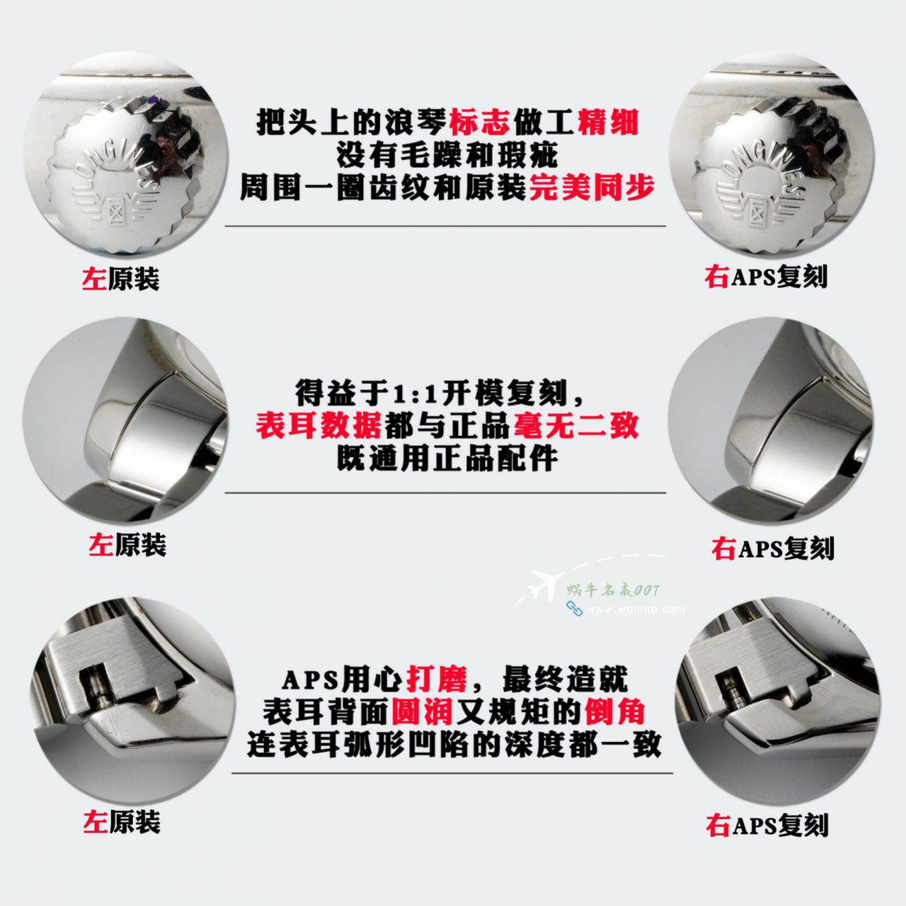 APS浪琴名匠大嘴L2.908.4.78.6，L2.908.4.92.6，L2.908.4.78.3腕表 / L180