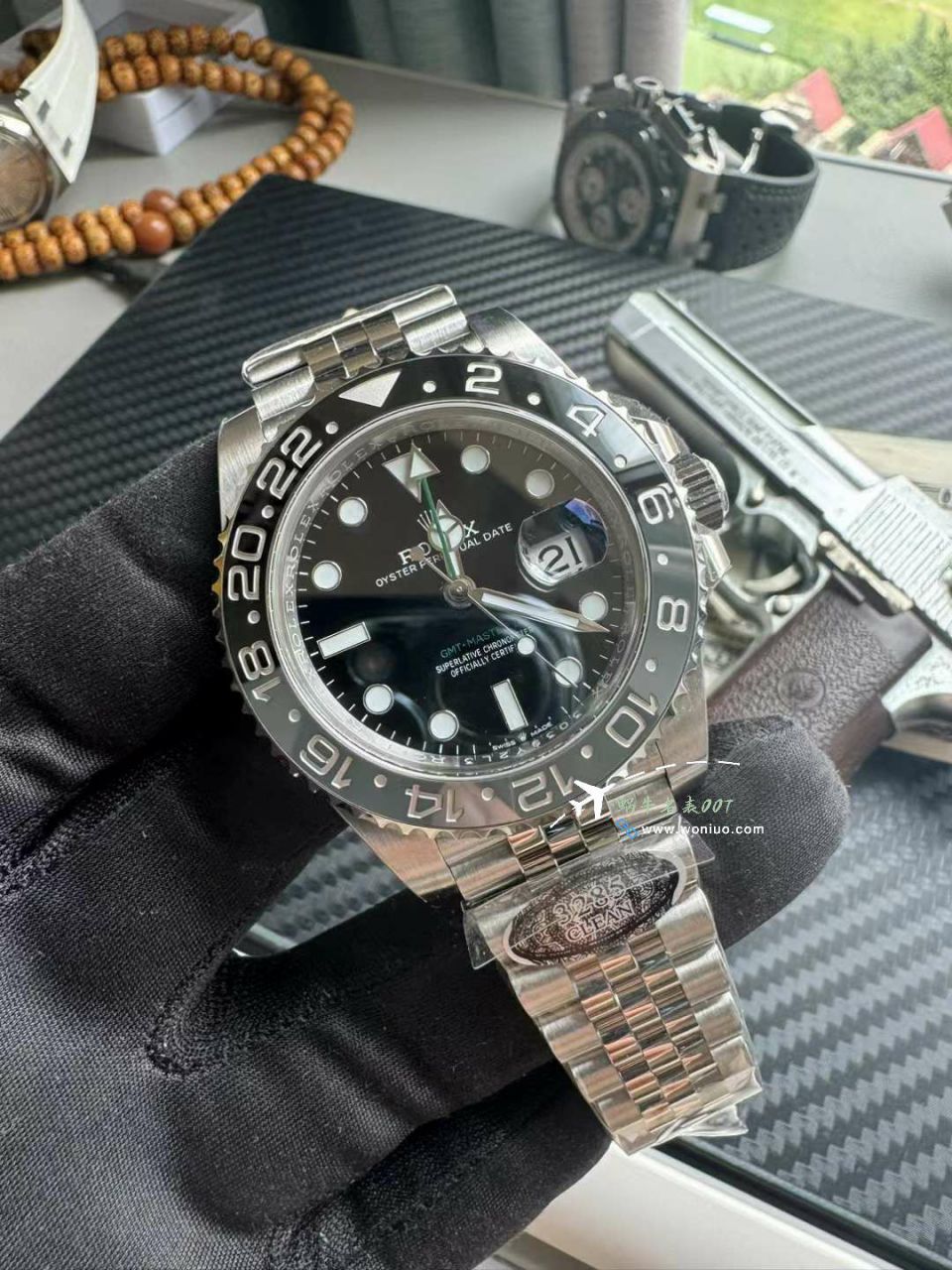 视频评测clean劳力士格林尼治型II新款皮蛋圈m126710grnr-0003腕表 / R866