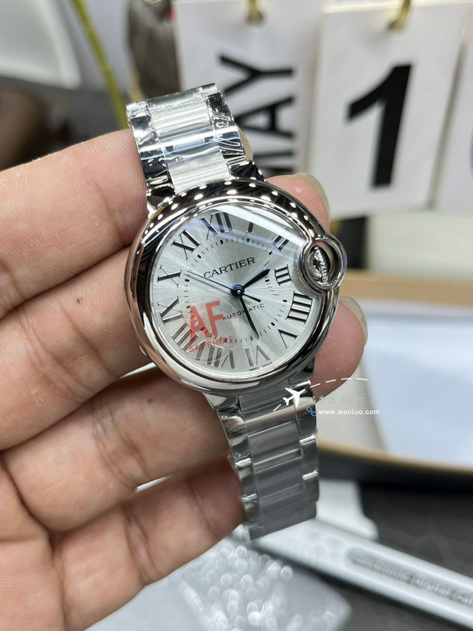 AF卡地亚蓝气球33毫米女士手表WSBB0062腕表 / K350