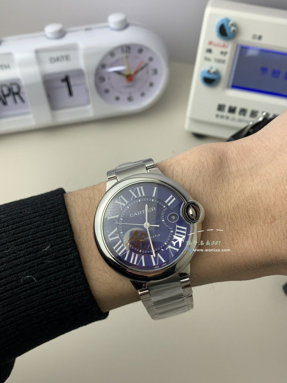 AF厂最好卡地亚蓝气球42毫米男款系列W2BB0031腕表 / K360