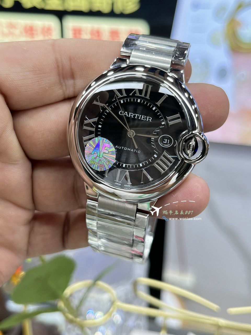 AF厂最好卡地亚蓝气球42毫米男款系列W2BB0031腕表 / K360