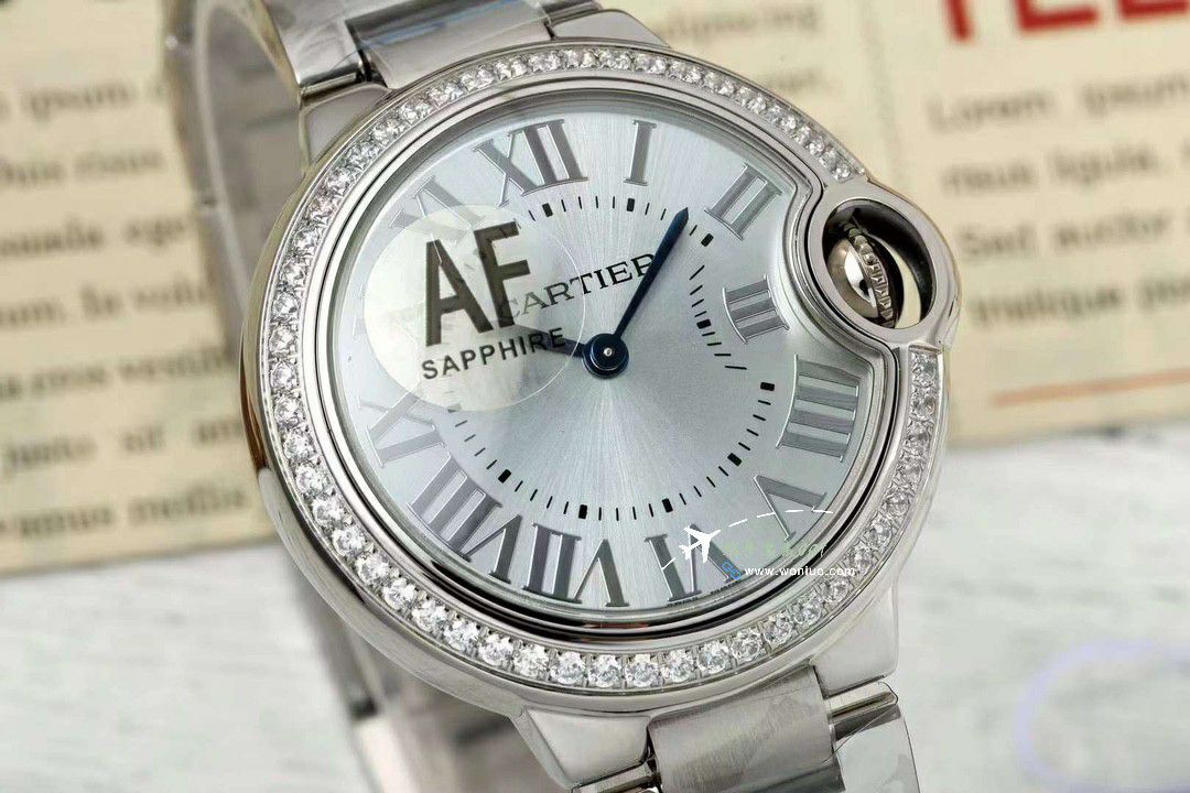 AF卡地亚蓝气球33MM石英女士手表系列WSBB0047腕表 / K367