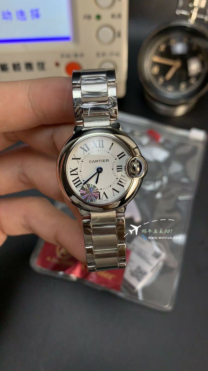 AF卡地亚蓝气球女装28毫米W4BB0015，W4BB0029腕表 / K370