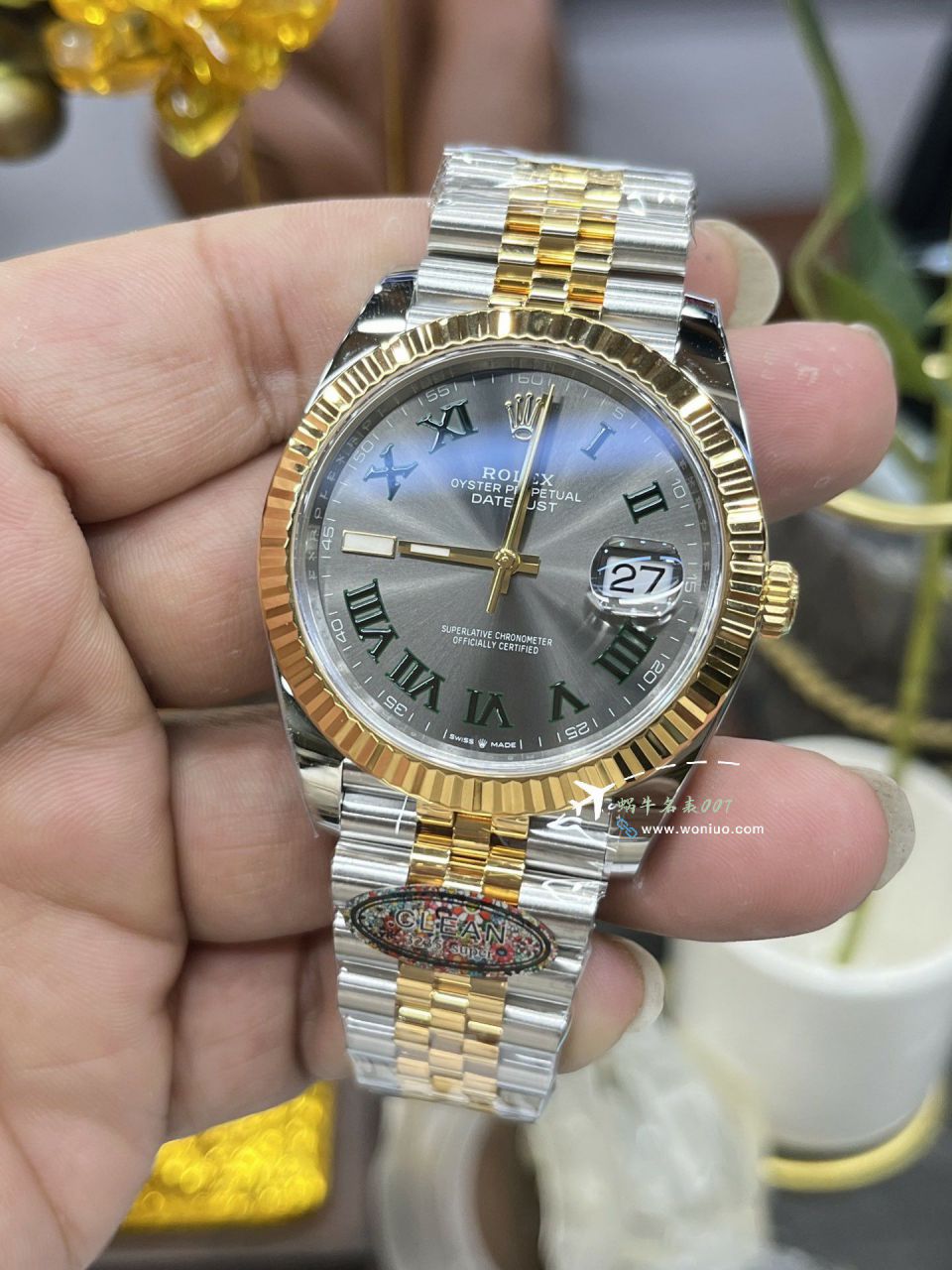 Clean厂劳力士日志41MM最好m126333-0010腕表 / R878