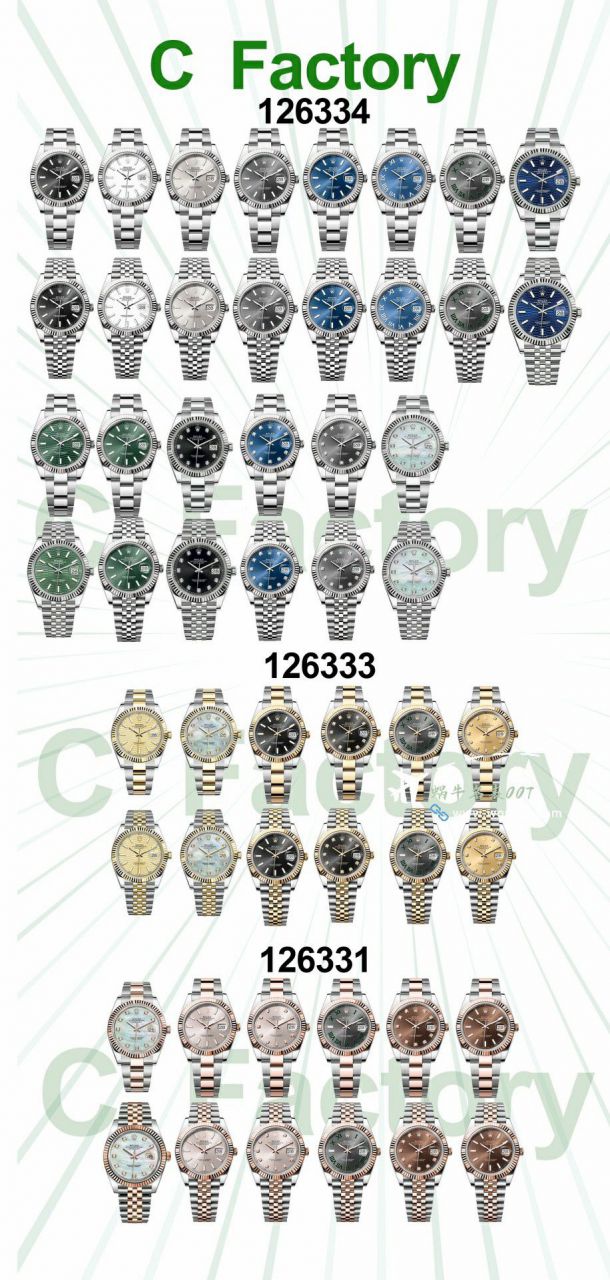 Clean厂劳力士日志41MM最好m126333-0010腕表 / R878