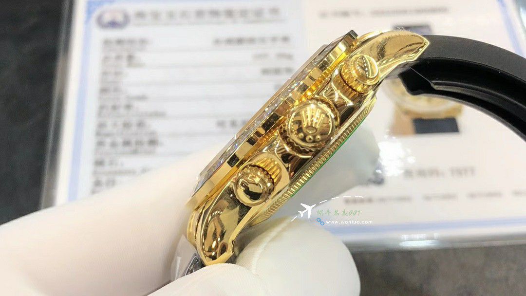 高端定制劳力士宇宙计型黄金虎迪通拿116588 TBR腕表 / R880