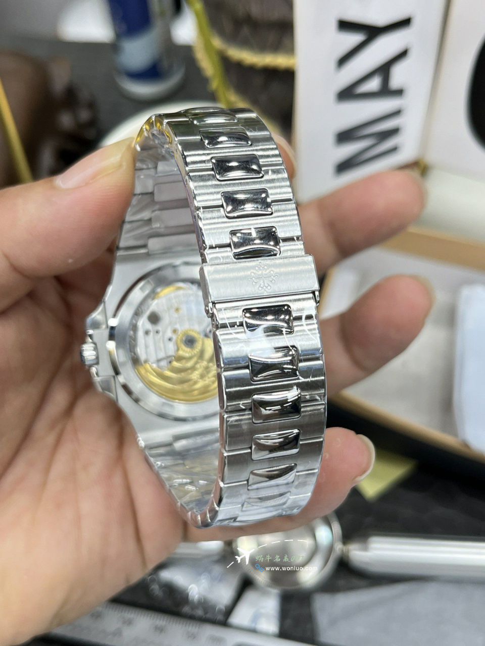 3K一体机百达翡丽蒂芙尼鹦鹉螺5711/1A-018手表 / BD506