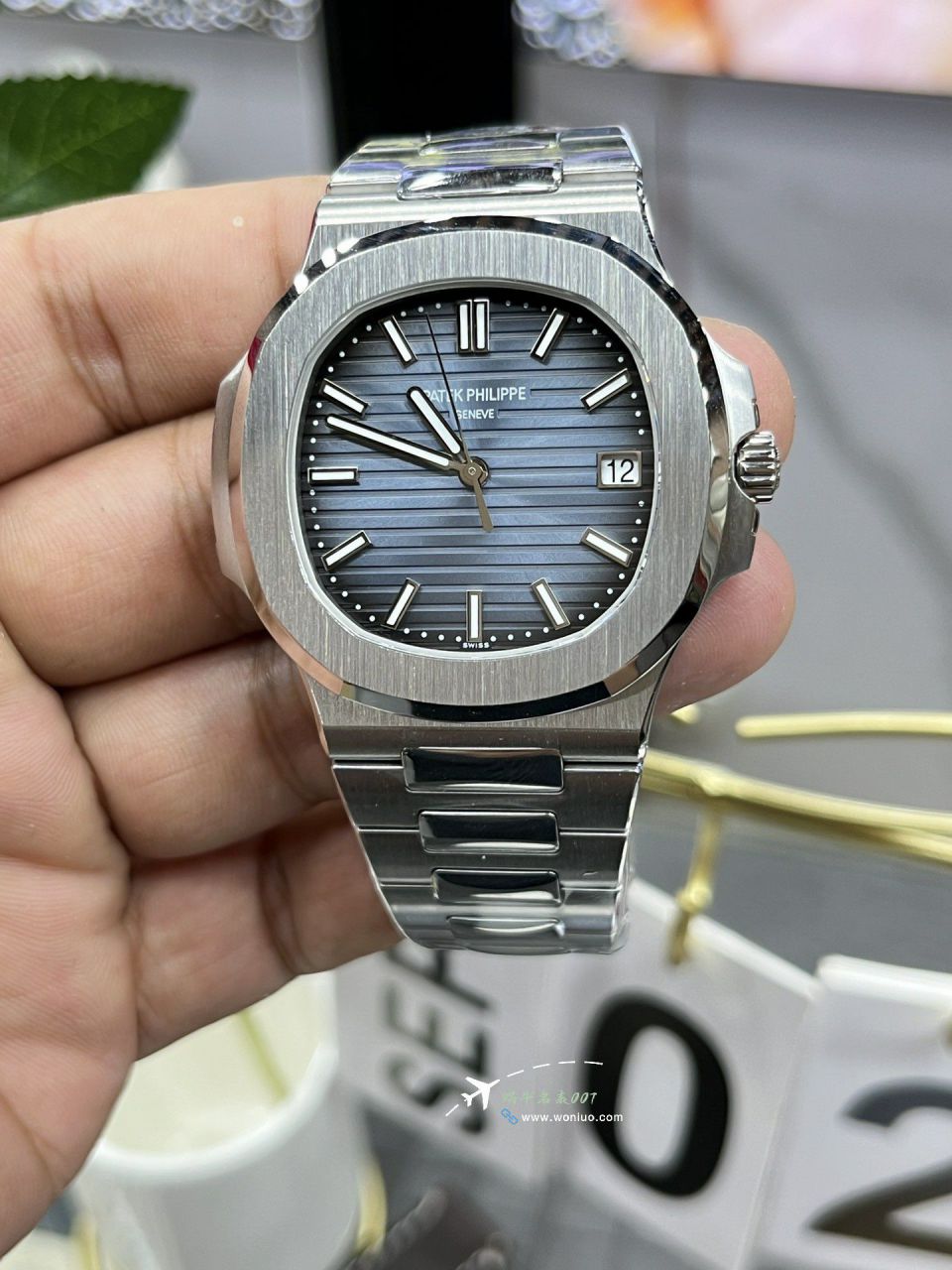 3K一体机百达翡丽蒂芙尼鹦鹉螺5711/1A-018手表 / BD506