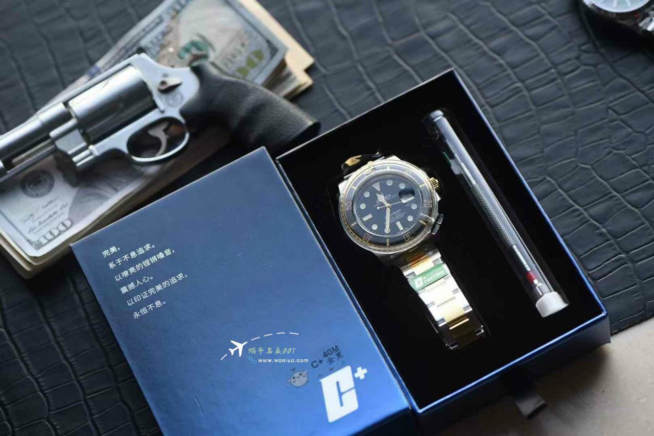 C+最高版本间金黑水鬼劳力士潜航者型116613LN-0001腕表 / R921