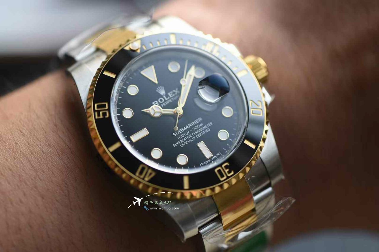 C+最高版本间金黑水鬼劳力士潜航者型116613LN-0001腕表 / R921