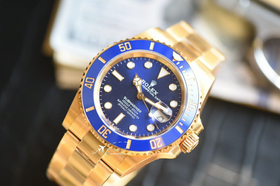 TOP版本黄金蓝水鬼视频评测VS劳力士潜航者型最好m126618lb-0002腕表 / R922