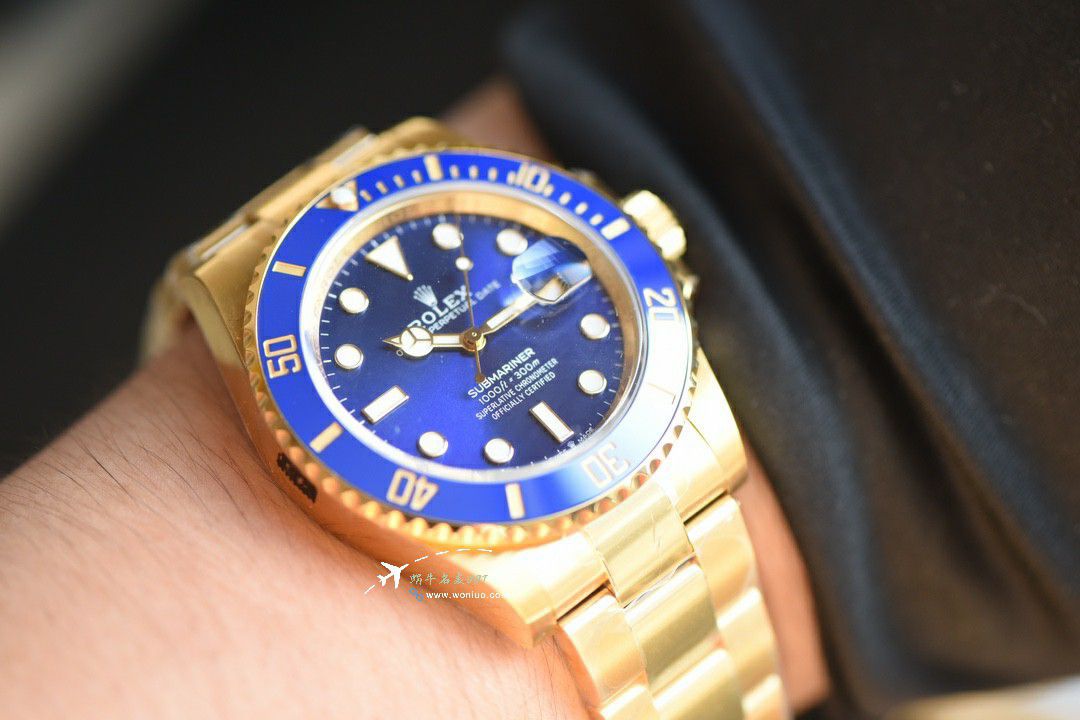 TOP版本黄金蓝水鬼视频评测VS劳力士潜航者型最好m126618lb-0002腕表 / R922