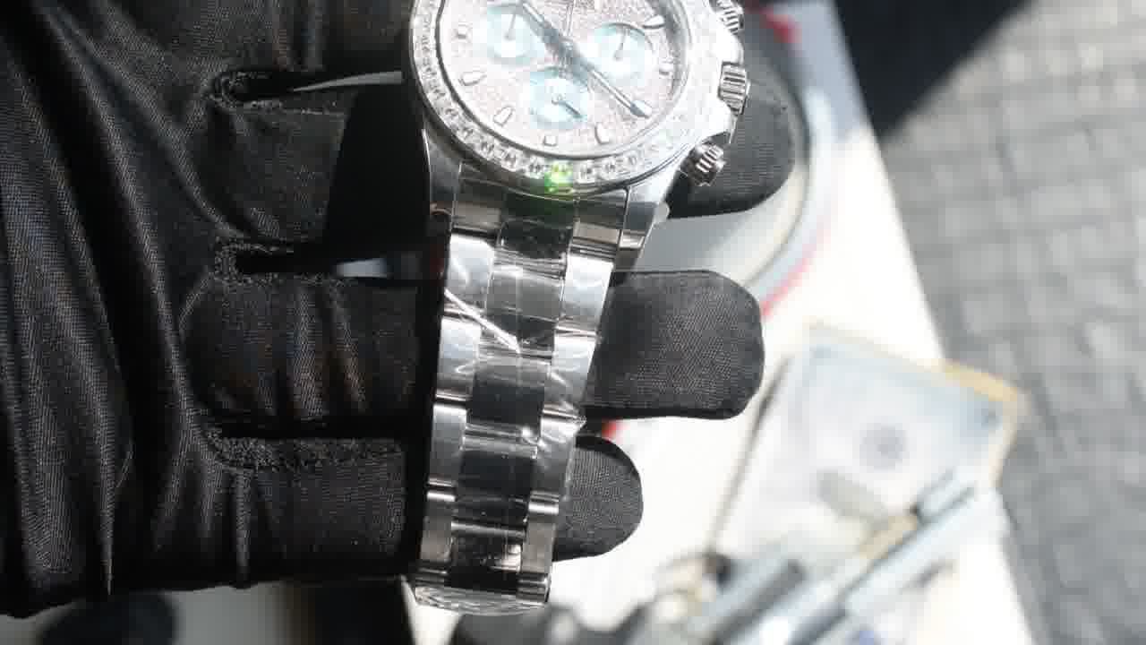 定制豪华加重版劳力士宇宙计型冰蓝眼迪通拿116576TBR腕表 / R931