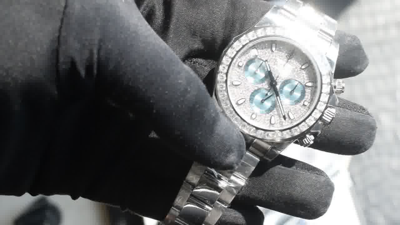 定制豪华加重版劳力士宇宙计型冰蓝眼迪通拿116576TBR腕表 / R931