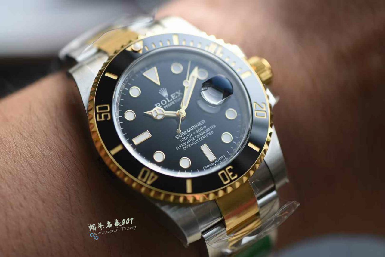 C+配重172克劳力士潜航者间金黑水鬼116613LN-0001黑盘腕表 / R939