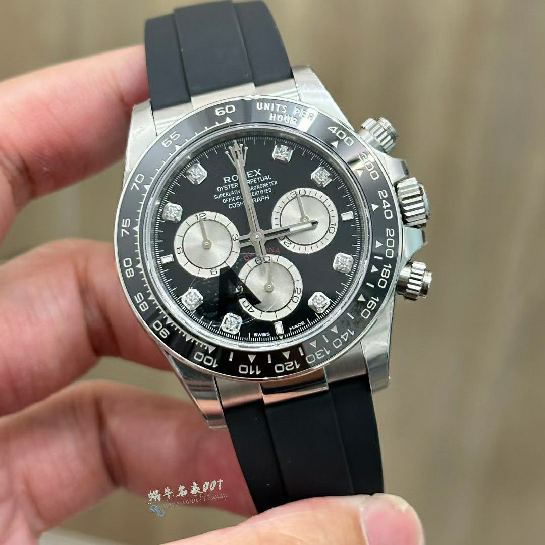 VS配重冰蓝迪劳力士宇宙计型迪通拿名表m126506-0001腕表 / R967