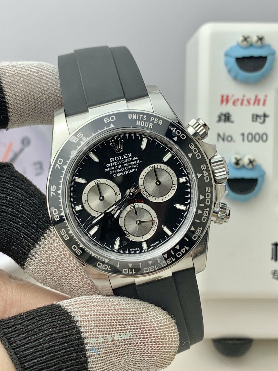 VS配重冰蓝迪劳力士宇宙计型迪通拿名表m126506-0001腕表 / R967