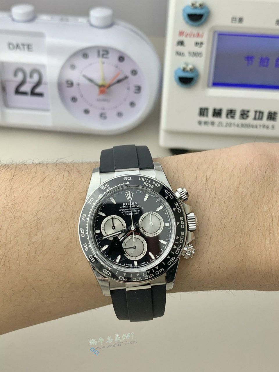 VS配重冰蓝迪劳力士宇宙计型迪通拿名表m126506-0001腕表 / R967