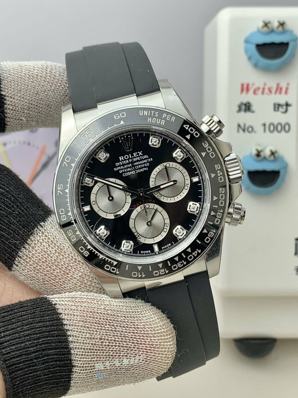VS最好配重版本劳力士宇宙计型迪通拿系列m126506-0002腕表(冰蓝迪) / R970