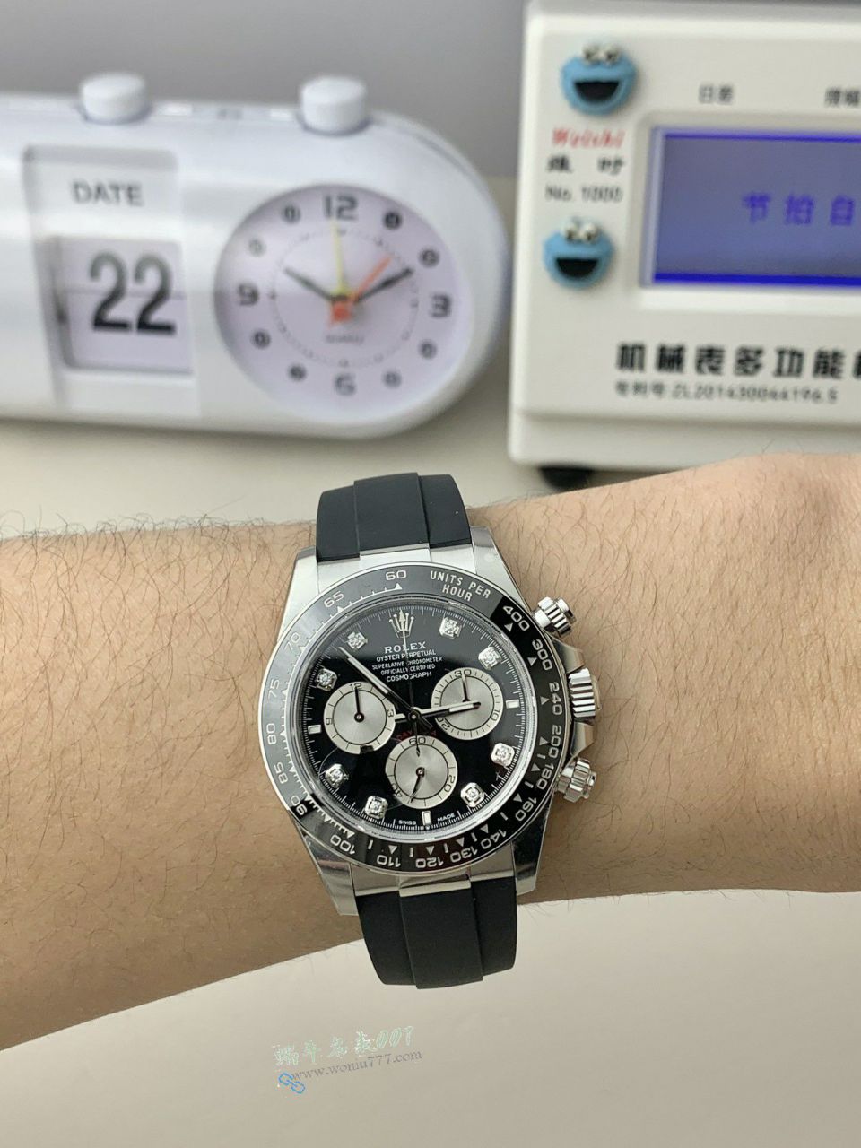 VS最好配重版本劳力士宇宙计型迪通拿系列m126506-0002腕表(冰蓝迪) / R970