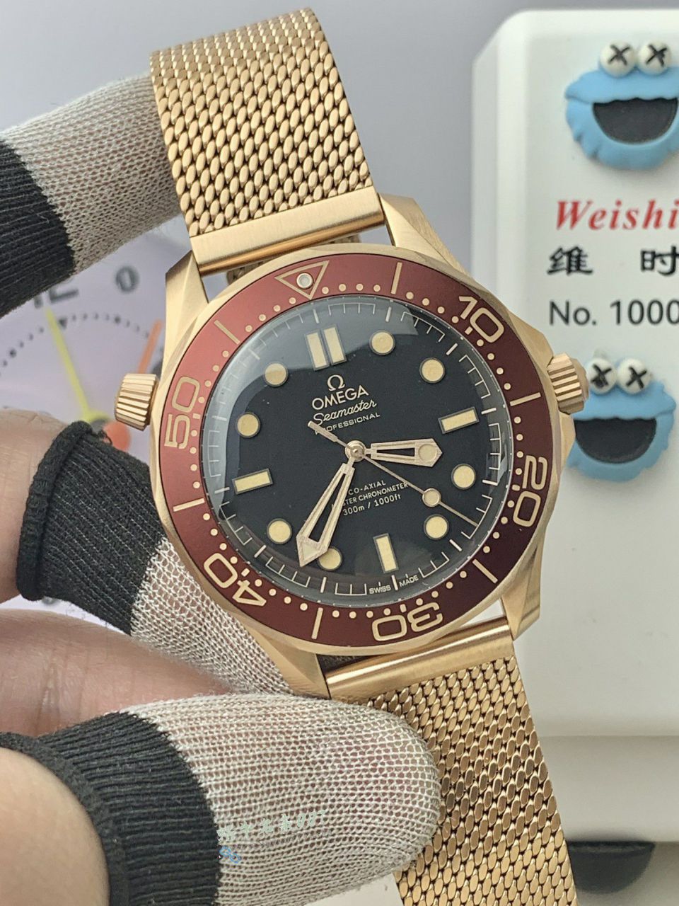 VS欧米茄新品007海马300青铜210.90.42.20.01.003，210.92.42.20.01.003腕表 / VS820