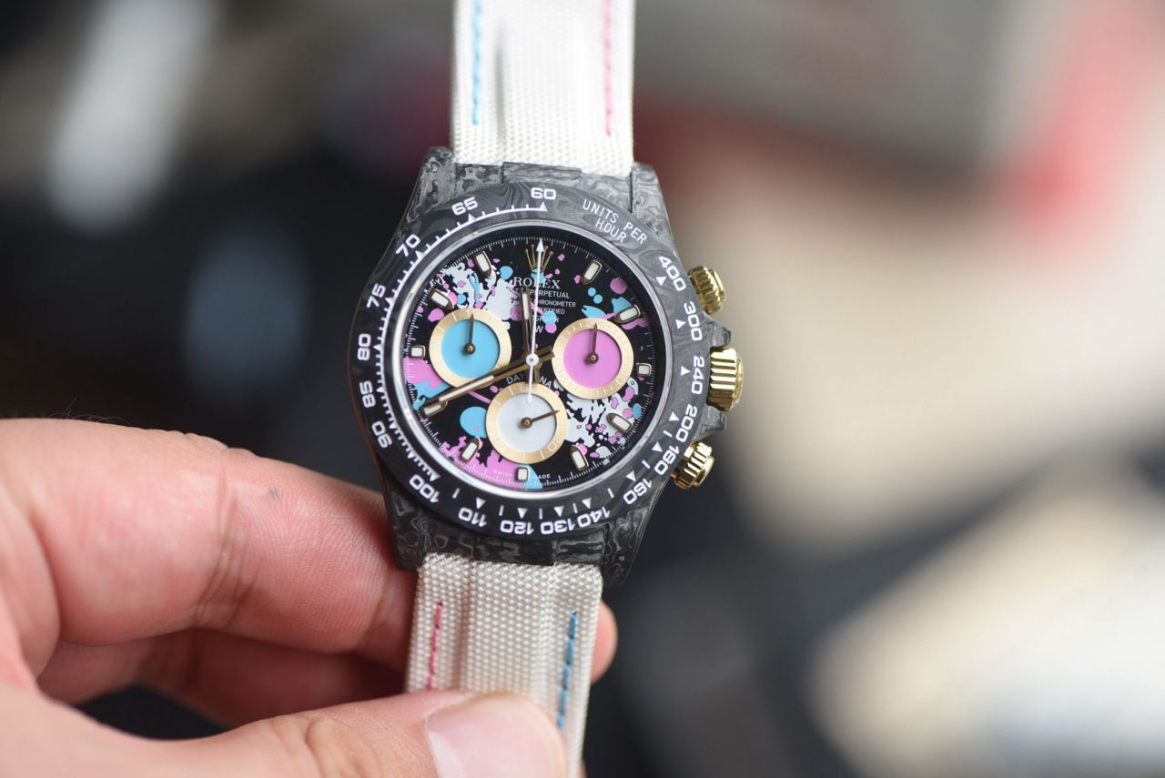 N厂行业最高版本Diw定制版ROLEX劳力士迪通拿全碳纤维壳腕表 / R929