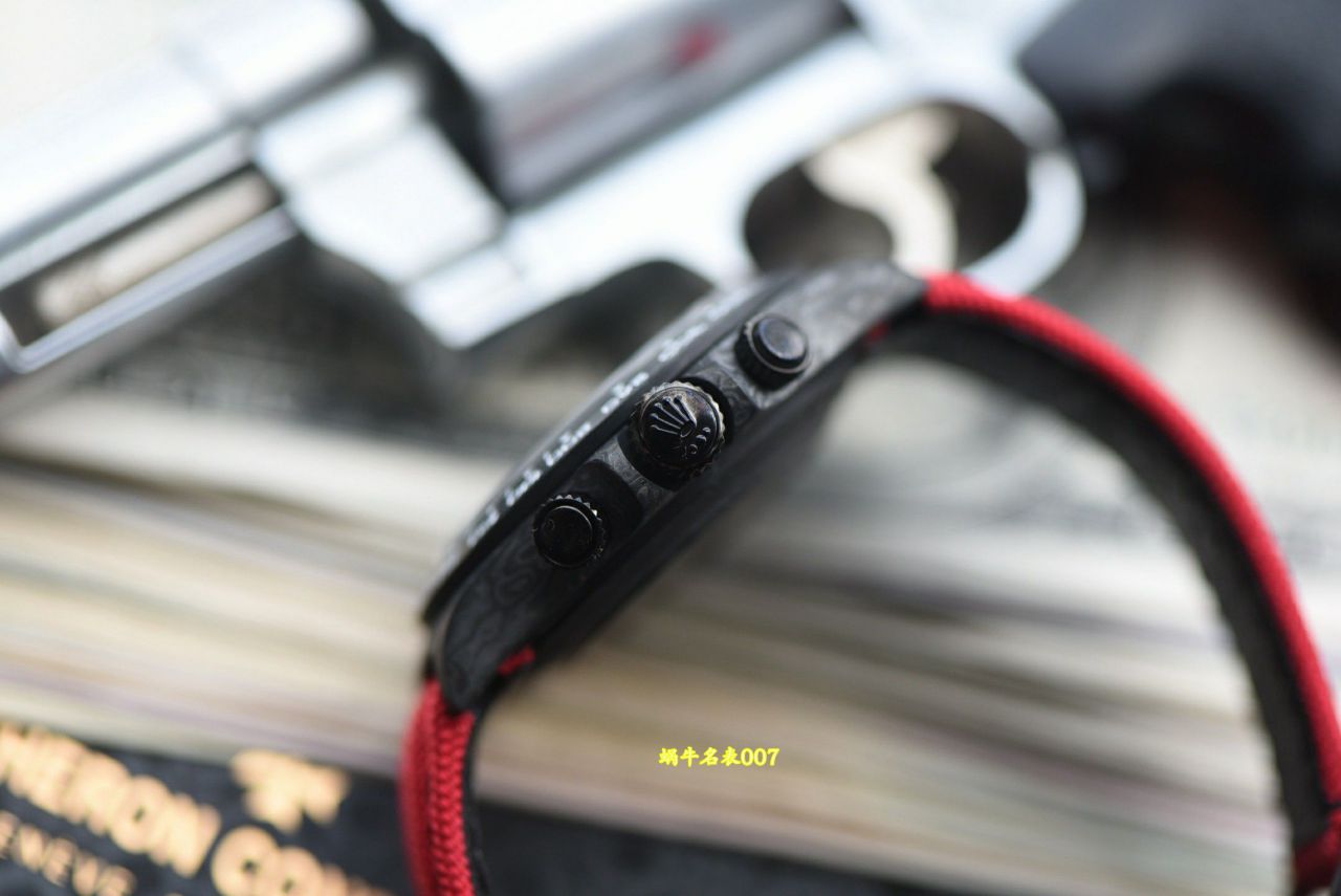 N厂行业最高版本Diw定制版ROLEX劳力士迪通拿全碳纤维壳腕表 / R991