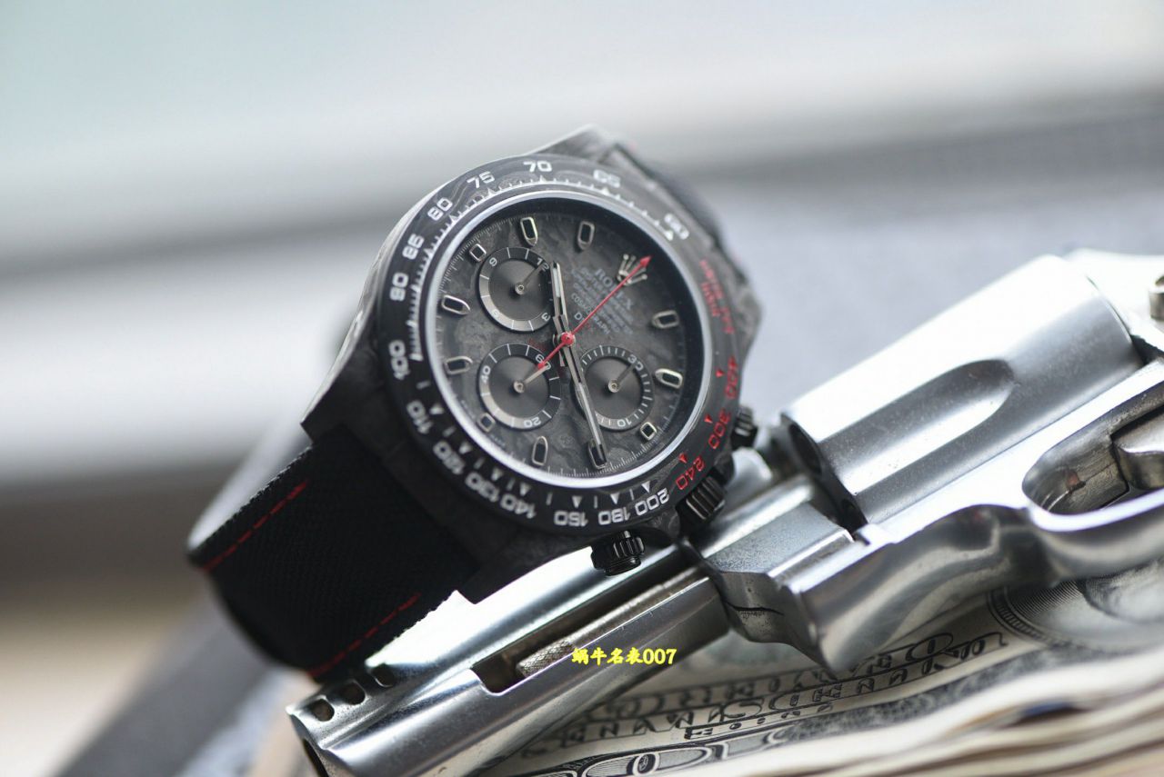 N厂行业最高版本Diw定制版ROLEX劳力士迪通拿全碳纤维壳腕表 / R991