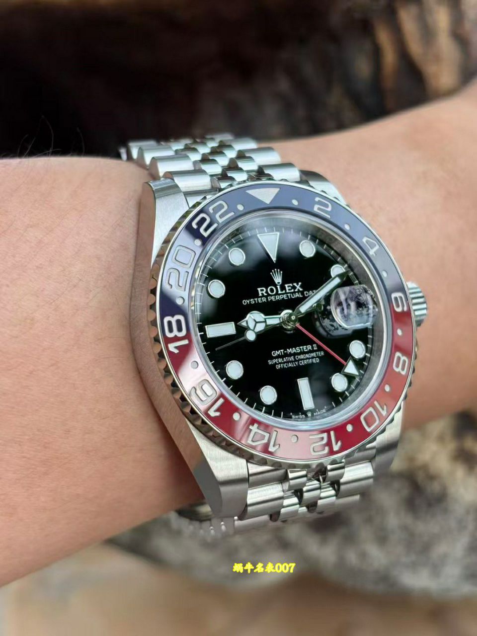 VS劳力士格林尼治超级可乐圈m126710blro-0001完美v3版本红蓝陶瓷圈 / R1001