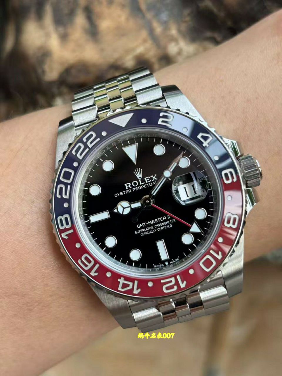 VS劳力士格林尼治超级可乐圈m126710blro-0001完美v3版本红蓝陶瓷圈 / R1001