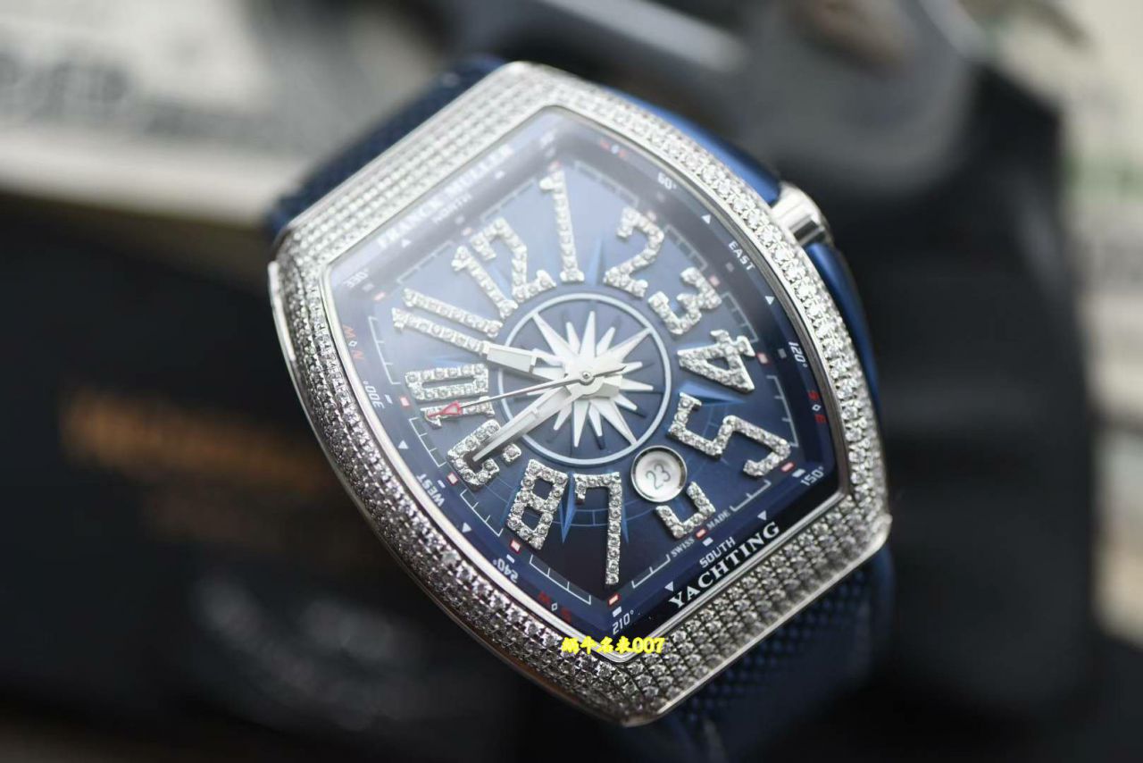 法兰克穆勒 FM v45游艇法穆兰VANGUARD系列Vanguard Yachting 钻石腕表 / FL085