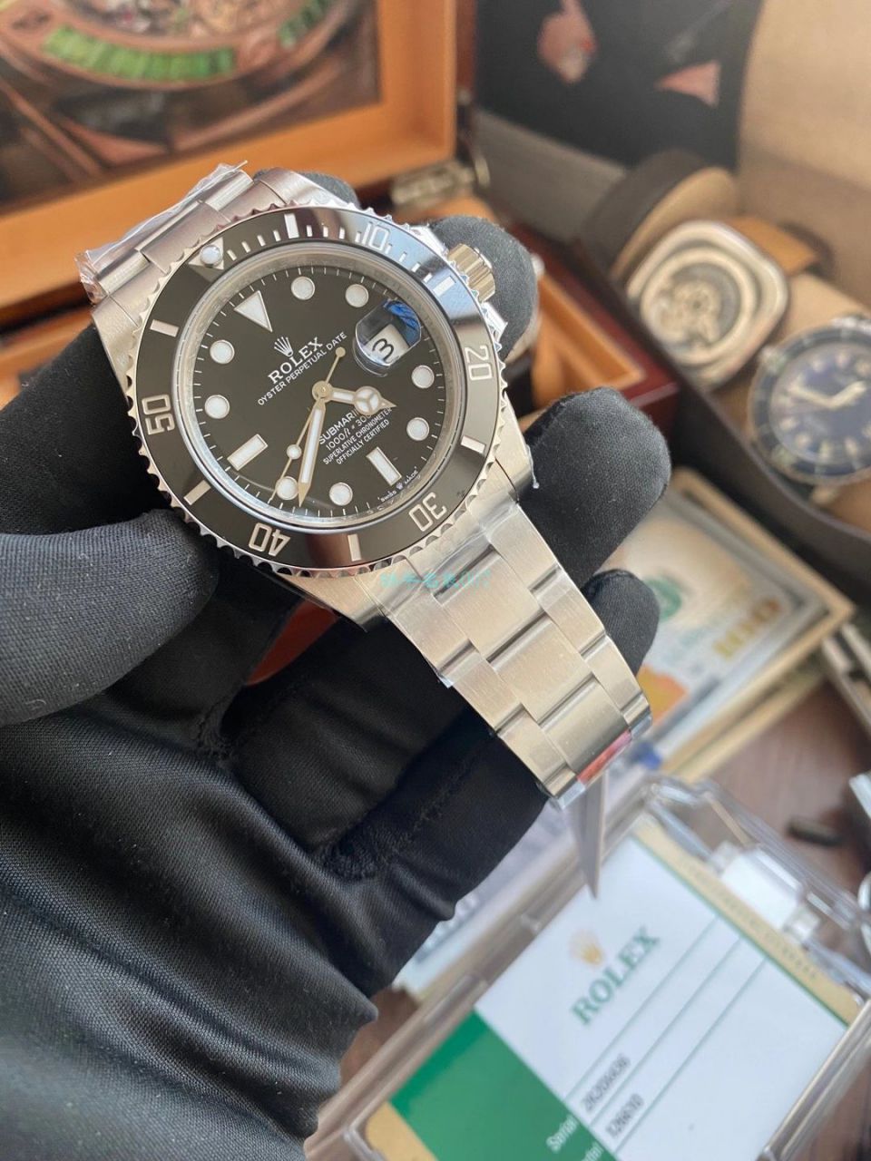 视频评测VS厂劳力士潜航者型顶级复刻黑水鬼m126610ln-0001腕表 / R1007
