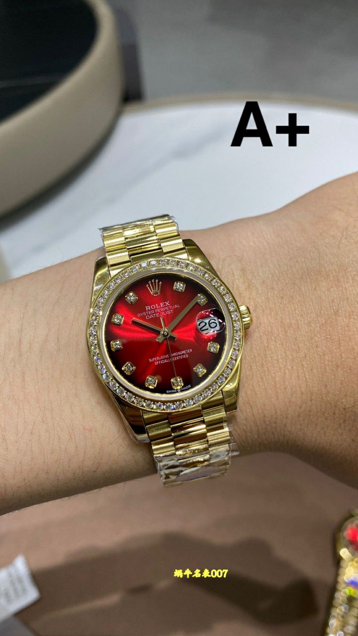 A+31mm蛇年限定渐变红劳力士日志女表278289RBR-0028，278278-0049，M278288RBR-0041 / R1027
