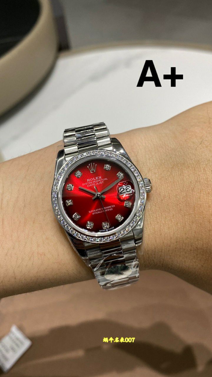 A+31mm蛇年限定渐变红劳力士日志女表278289RBR-0028，278278-0049，M278288RBR-0041 / R1027