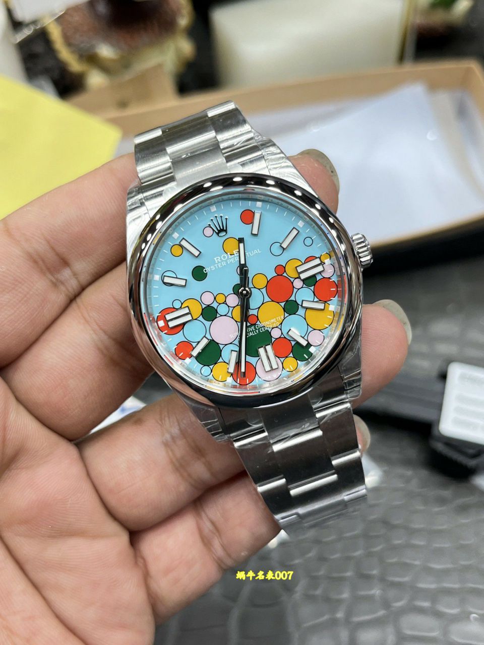 视频评测VS厂劳力士蚝式恒动系列m124300-0008气球泡泡盘（41毫米）腕表 / R1038