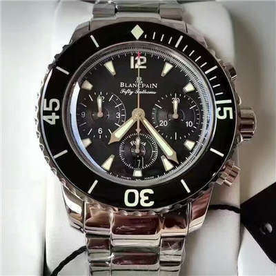   TW厂宝珀Blancpain 五十噚系列 超薄机芯系列5085F-1130-71 腕表