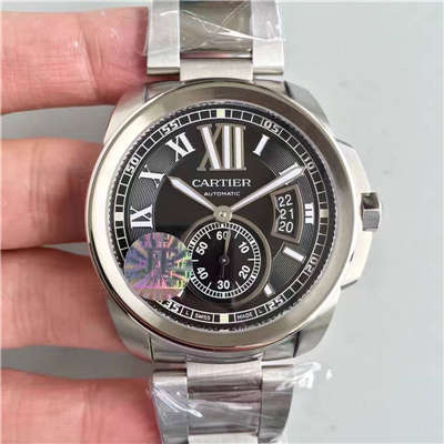   JF厂卡地亚 CALIBRE DE CARTIER 系列 W7100016 腕表 精钢表带